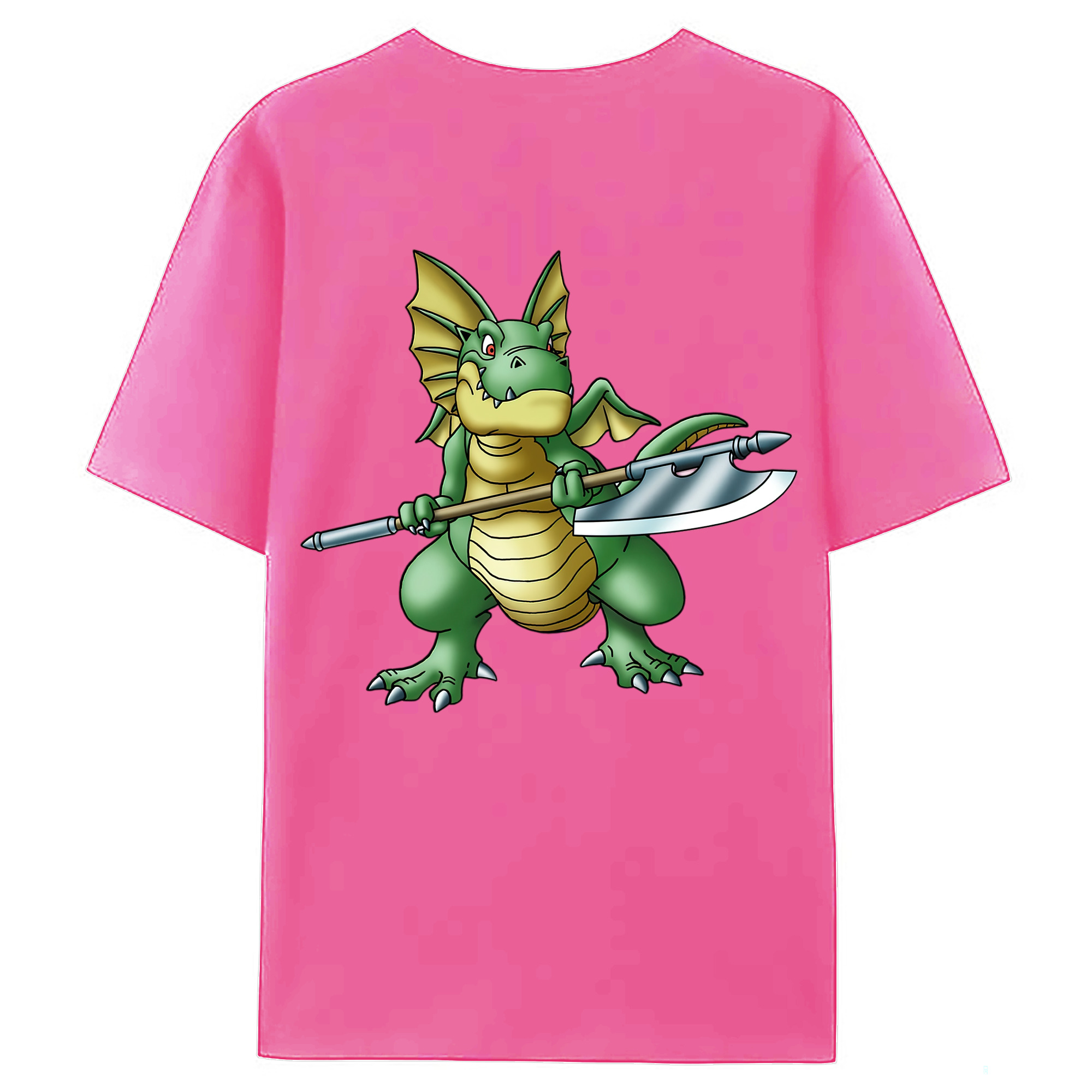 （画像用） ドラゴンクエスト Doragon Kuesuto Dragon Quest レディース半袖Tシャツ(バックプリント)